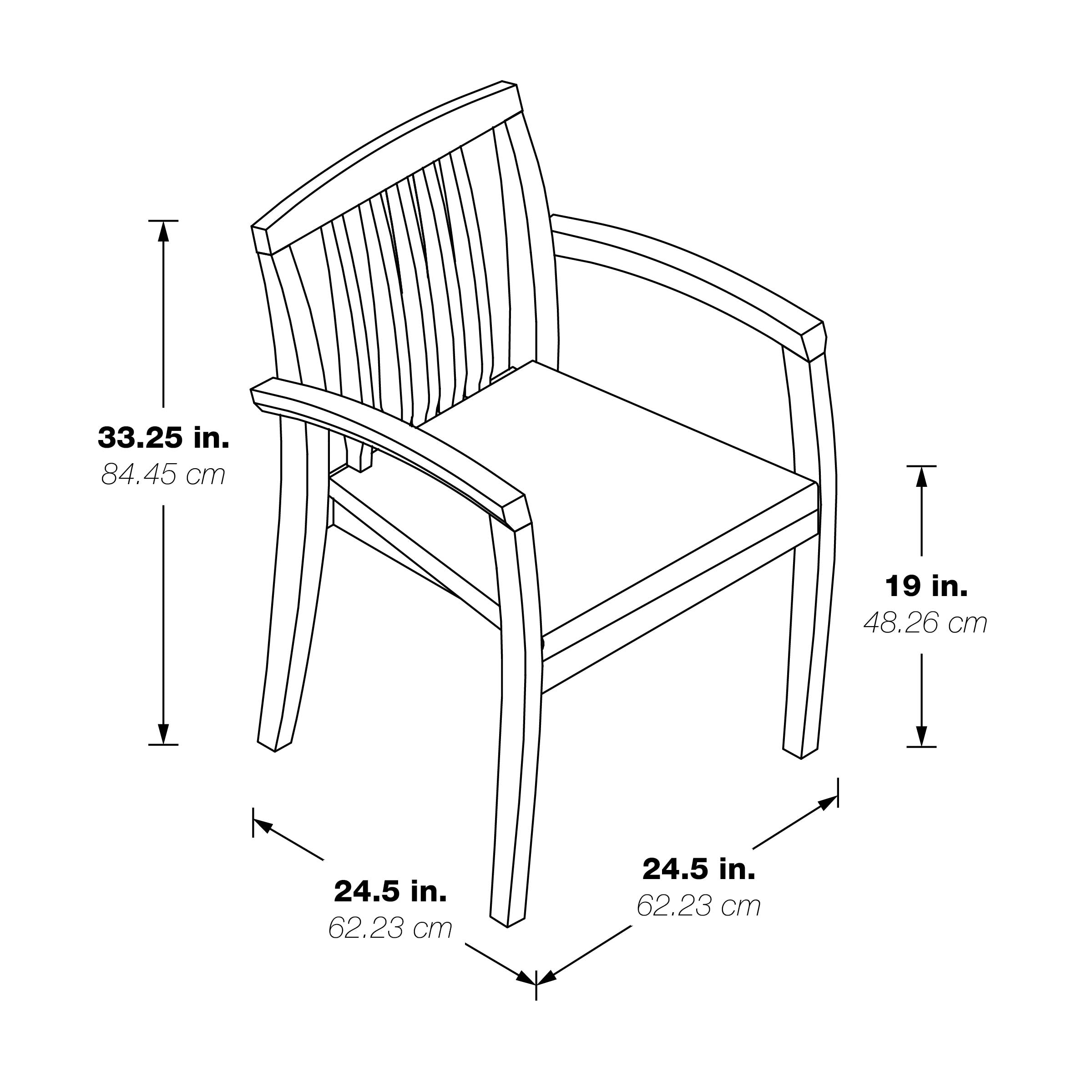 Wood Back Guest Chair